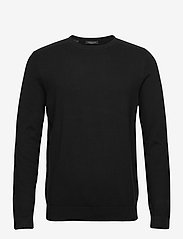 Selected Homme - SLHBERG CREW NECK NOOS - basic knitwear - black - 0
