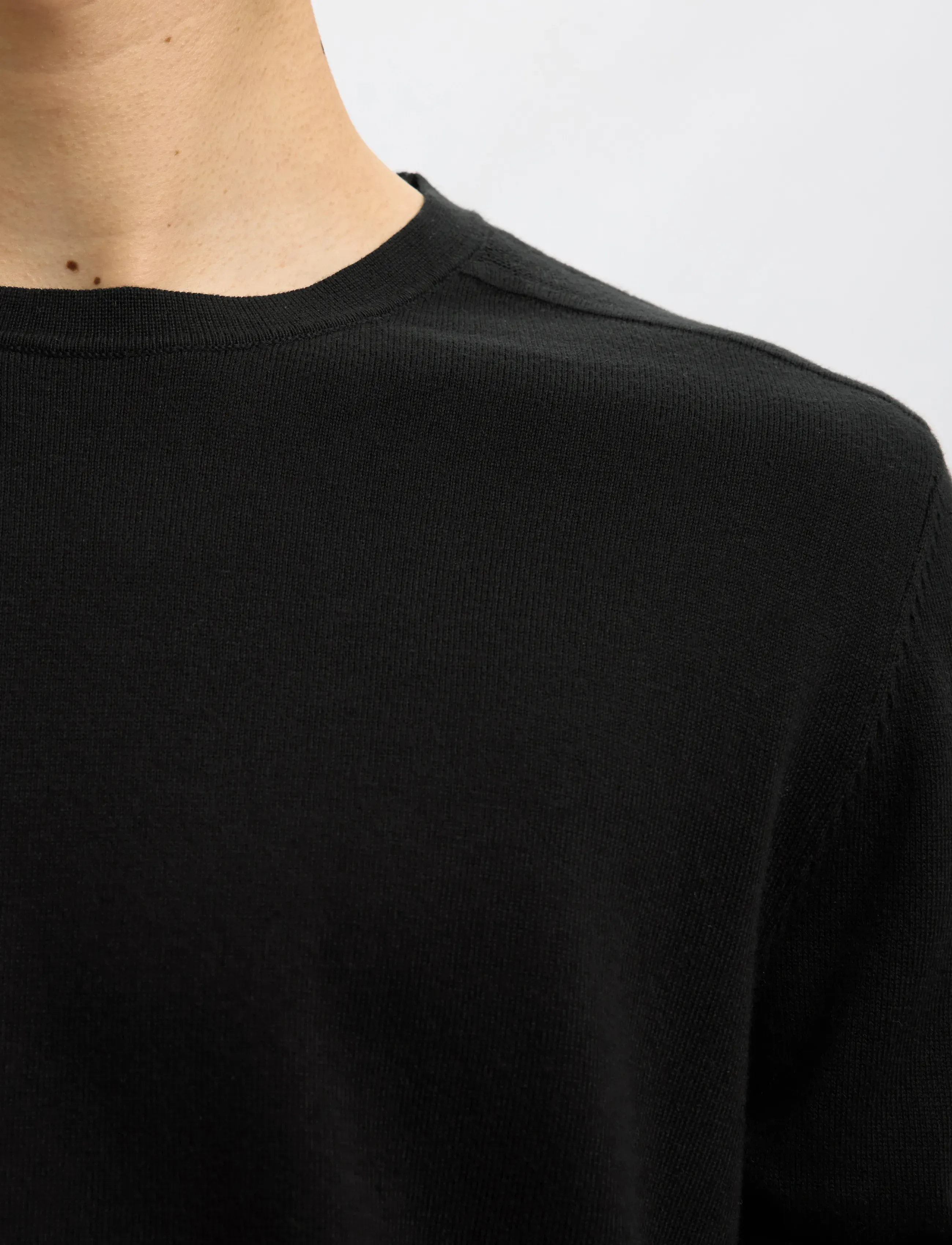Selected - SLMBERG CREW NECK NOOS - rund hals - black - 5