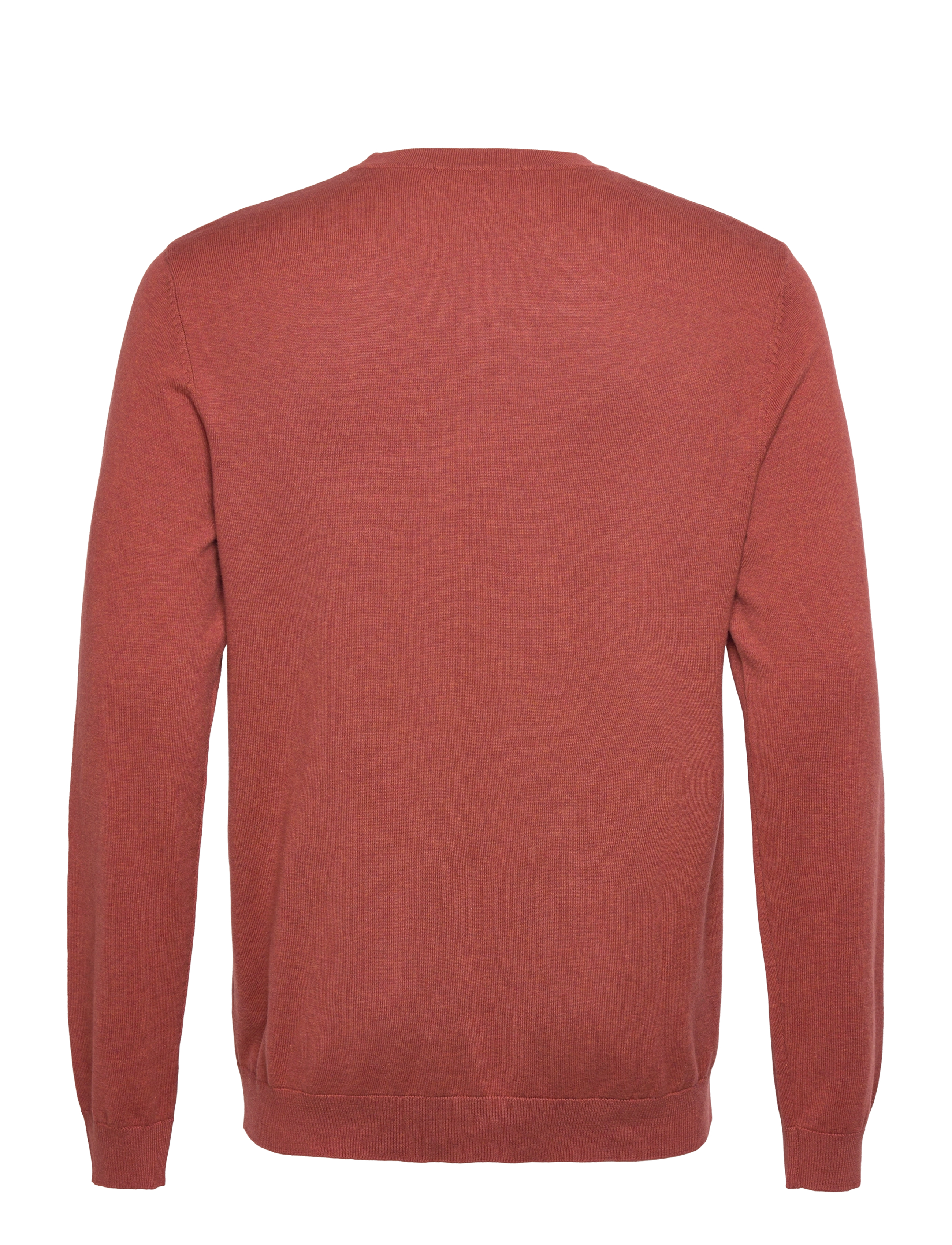 Selected - SLMBERG CREW NECK NOOS - rund hals - burnt henna - 1