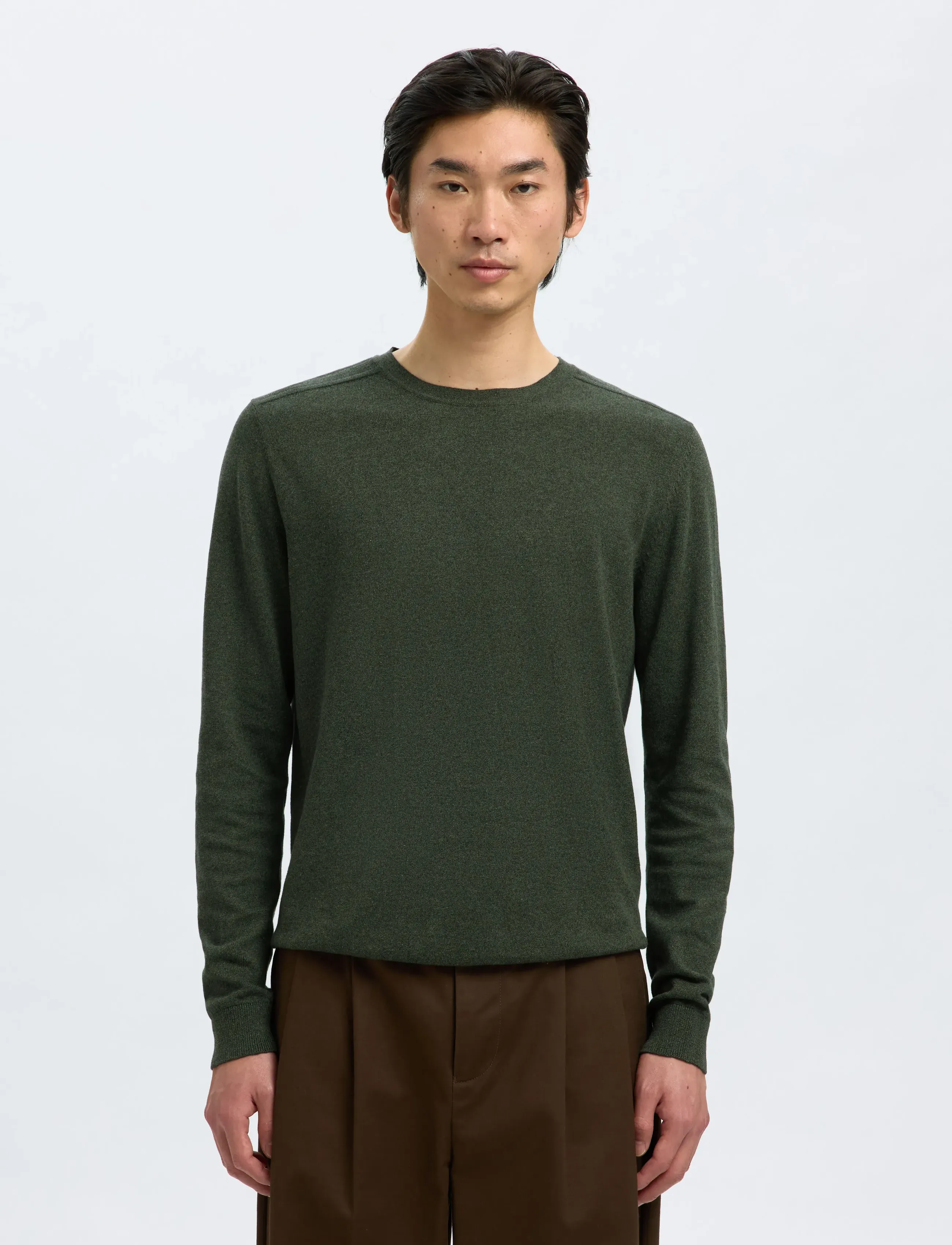 SELECTED Slmberg Crew Neck Noos stickade tröjor herr – bild 3