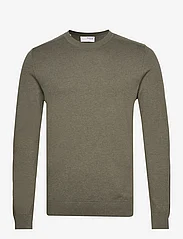 Selected Homme - SLHBERG CREW NECK NOOS - basic knitwear - ivy green - 0