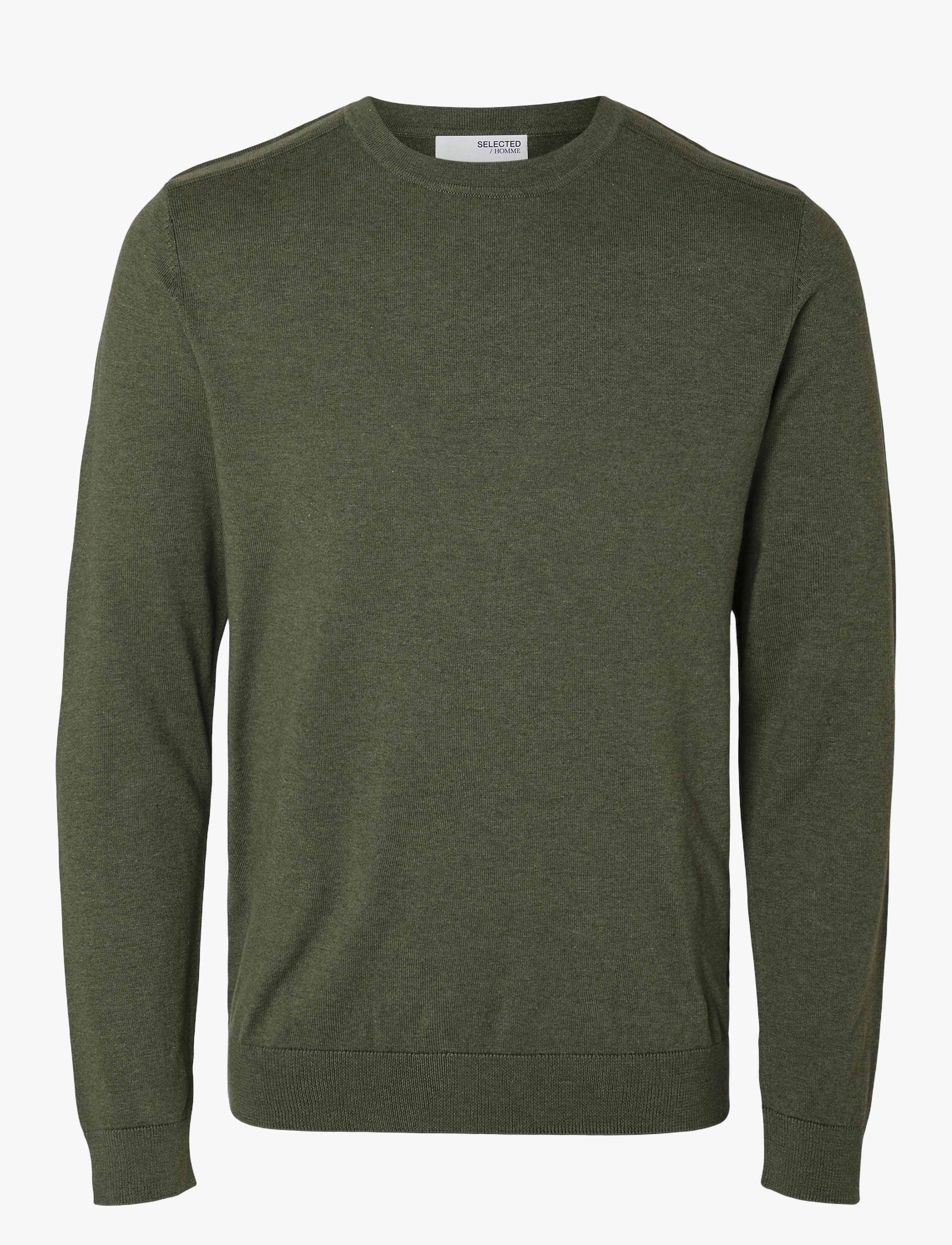 SELECTED Slmberg Crew Neck Noos Grün - S - Herren