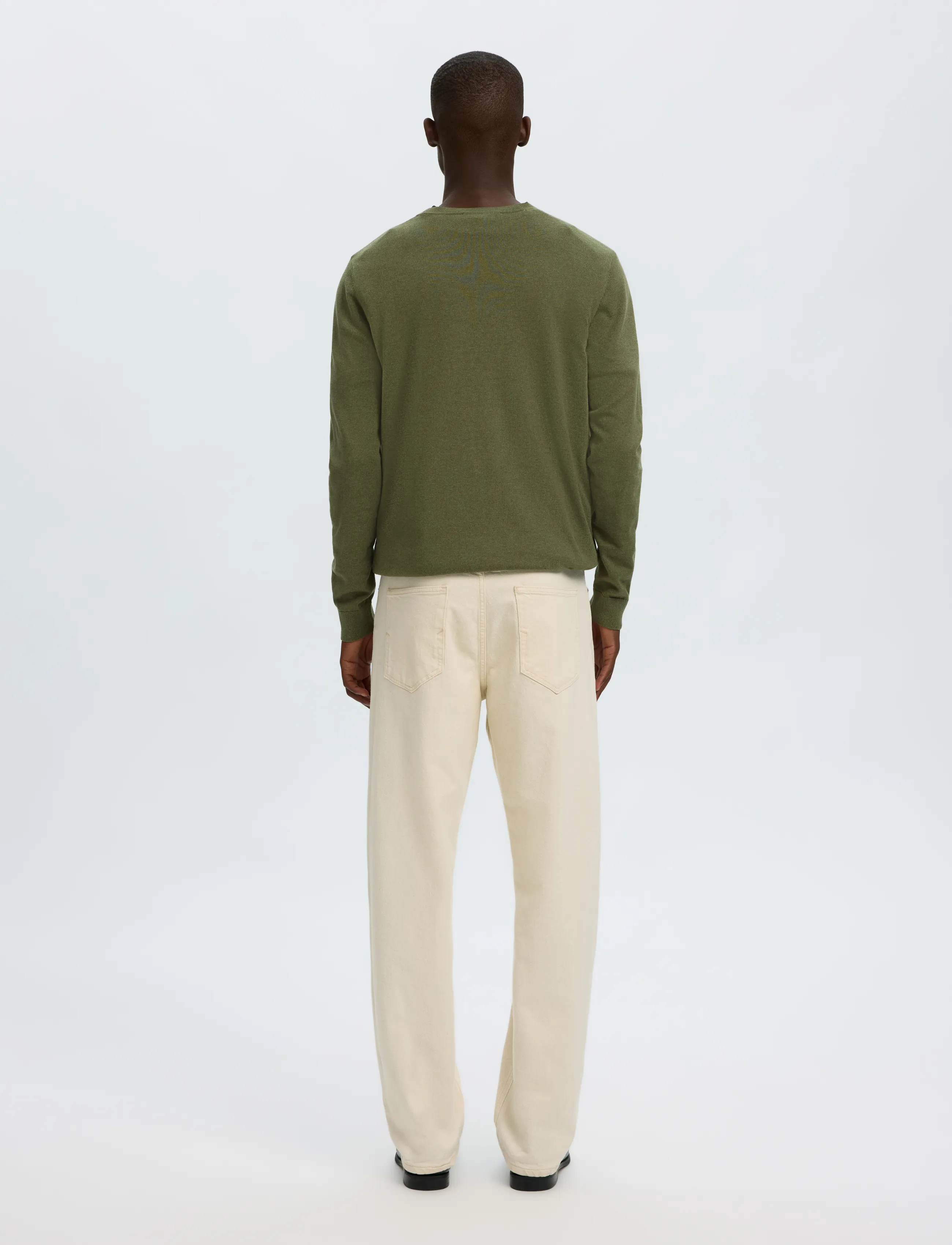 Selected - SLMBERG CREW NECK NOOS - rundhals - kalamata - 2