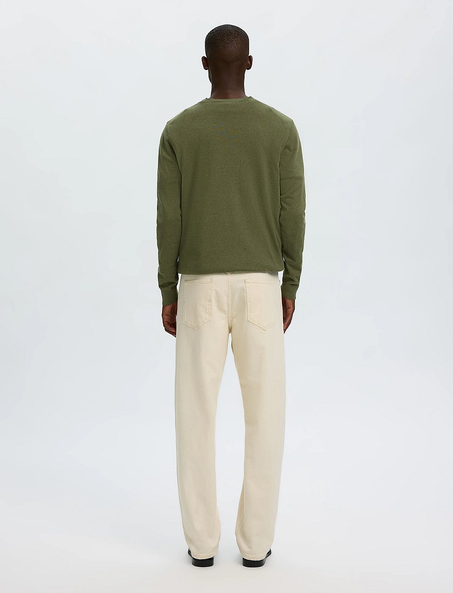 Selected - SLMBERG CREW NECK NOOS - rundhals - kalamata - 2