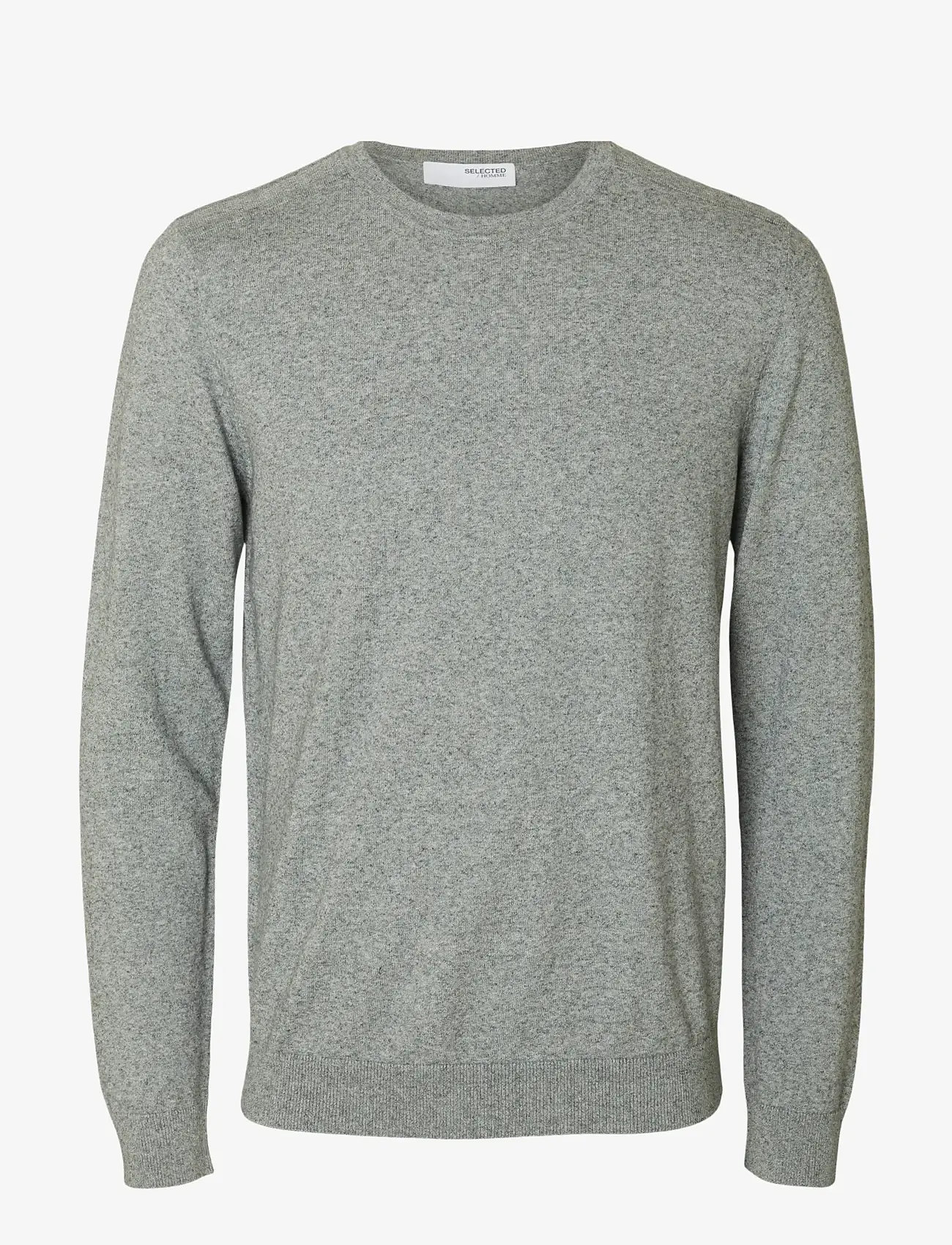 Selected - SLHBERG CREW NECK NOOS - rundhals - light grey melange - 1