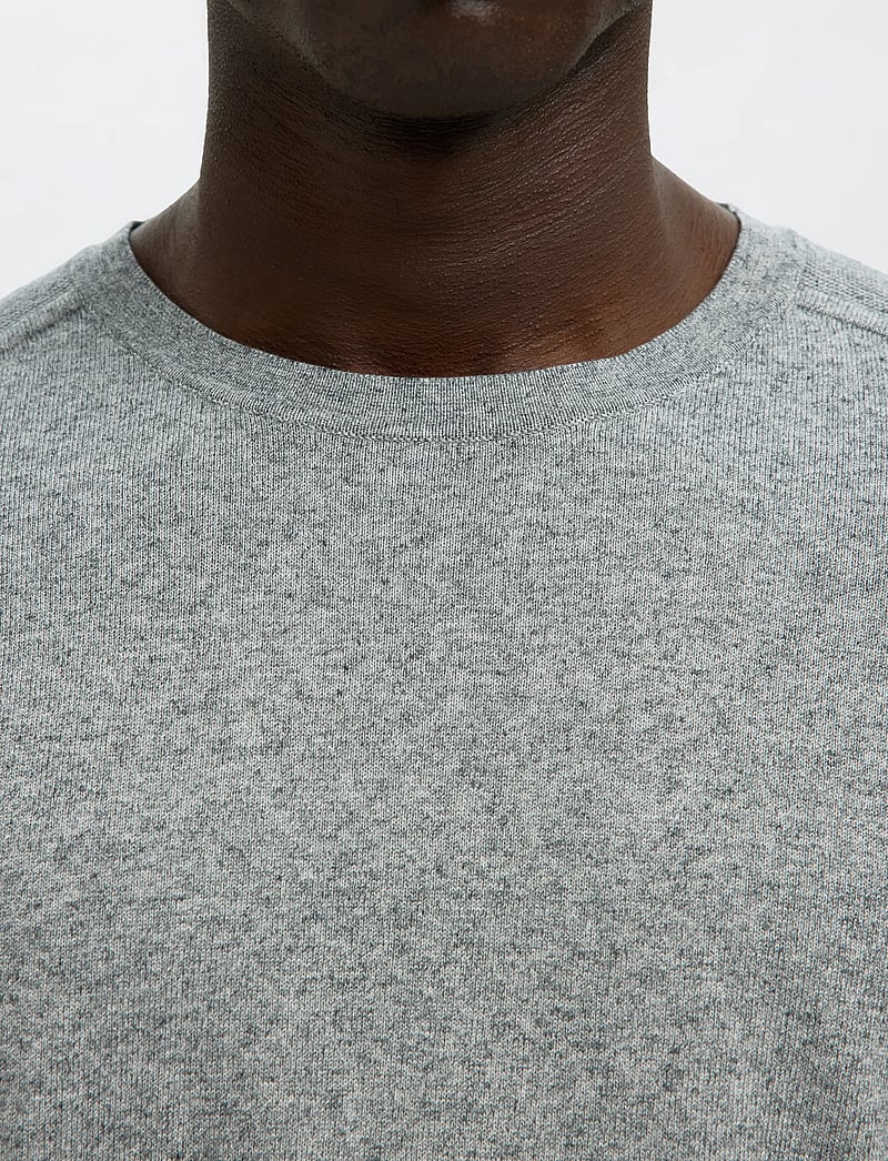 Selected - SLHBERG CREW NECK NOOS - rundhals - light grey melange - 5