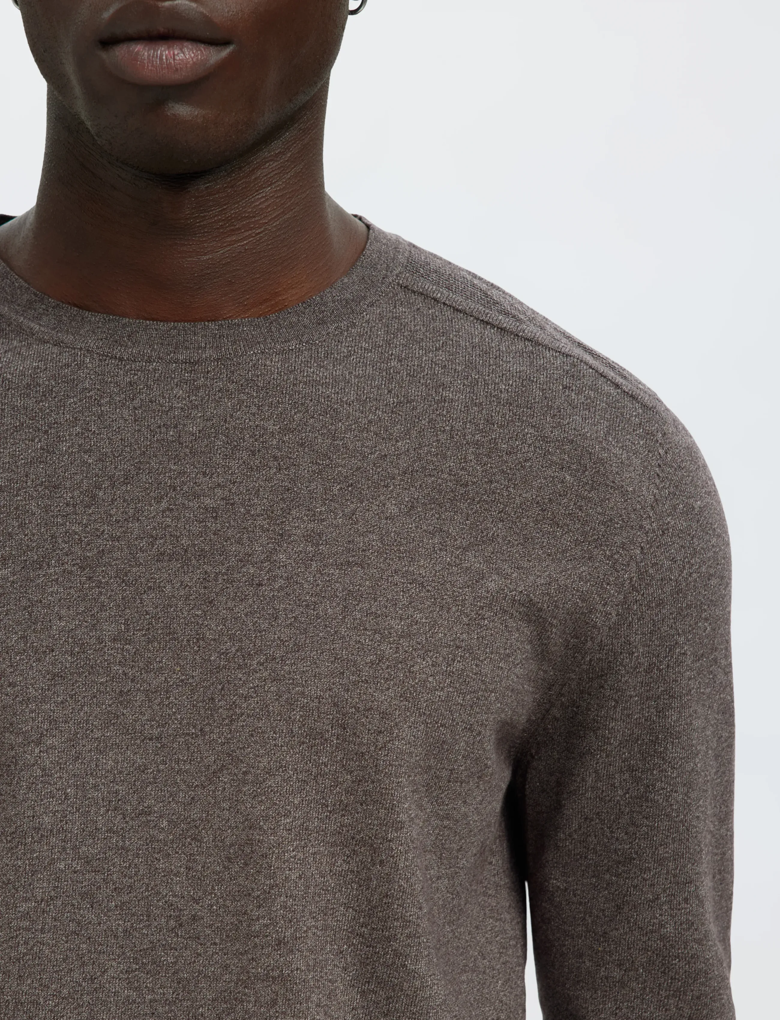 Selected - SLMBERG CREW NECK NOOS - rundhals - morel - 4