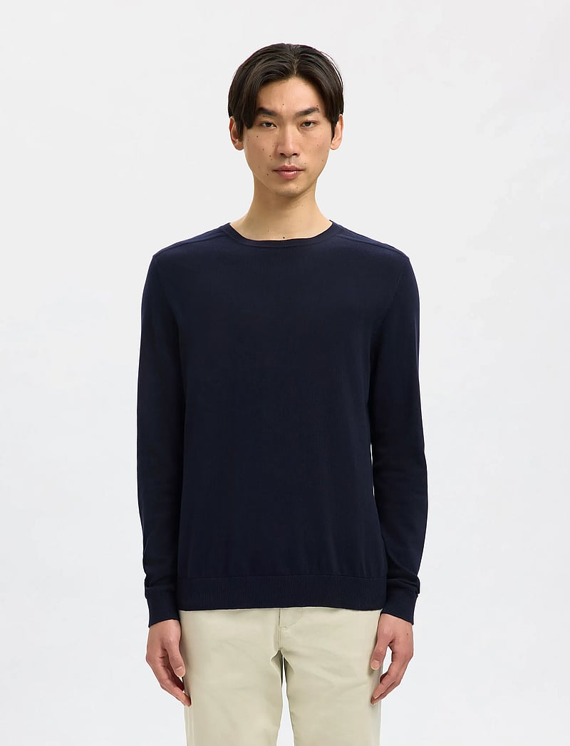 Selected - SLMBERG CREW NECK NOOS - rundhals - navy blazer - 0