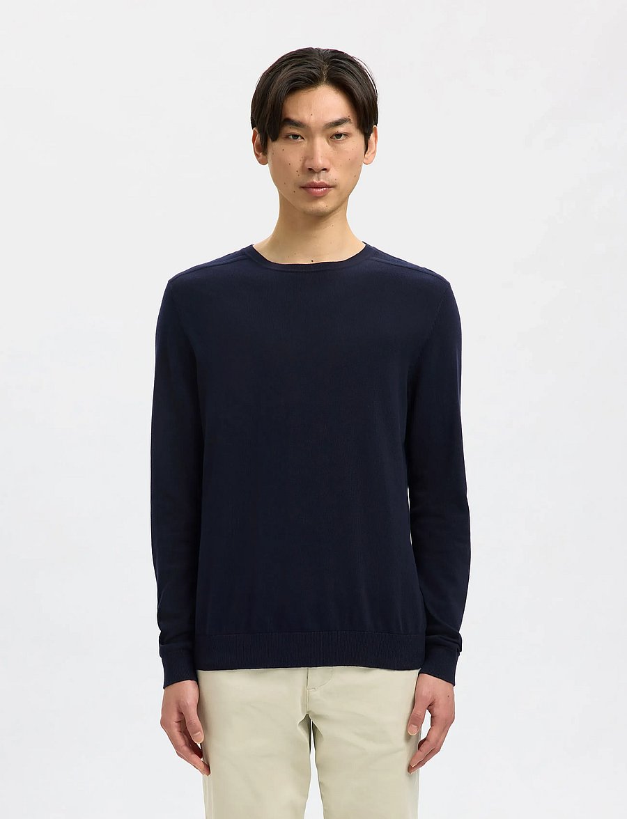 Selected - SLMBERG CREW NECK NOOS - rundhals - navy blazer - 0