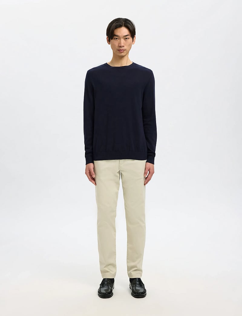 Selected - SLMBERG CREW NECK NOOS - rundhals - navy blazer - 4