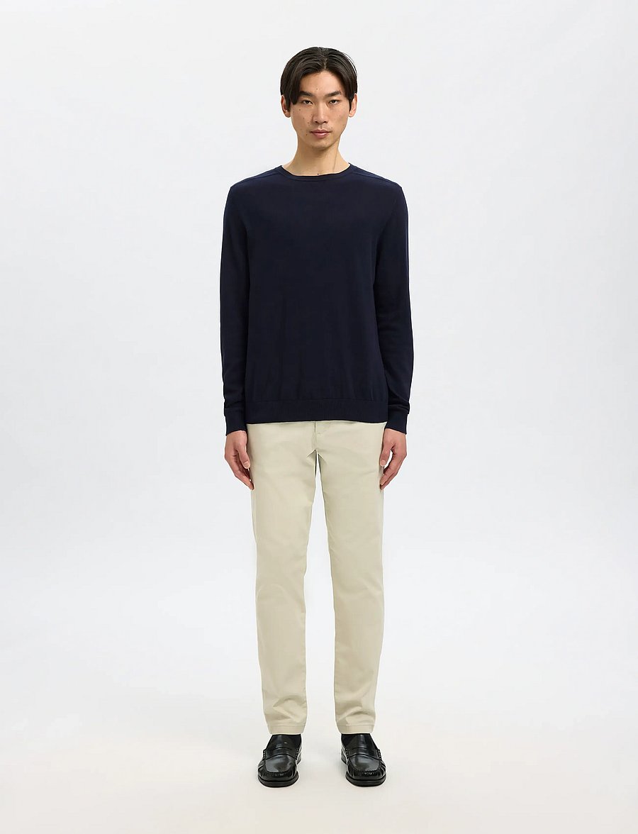 Selected - SLMBERG CREW NECK NOOS - rundhals - navy blazer - 4