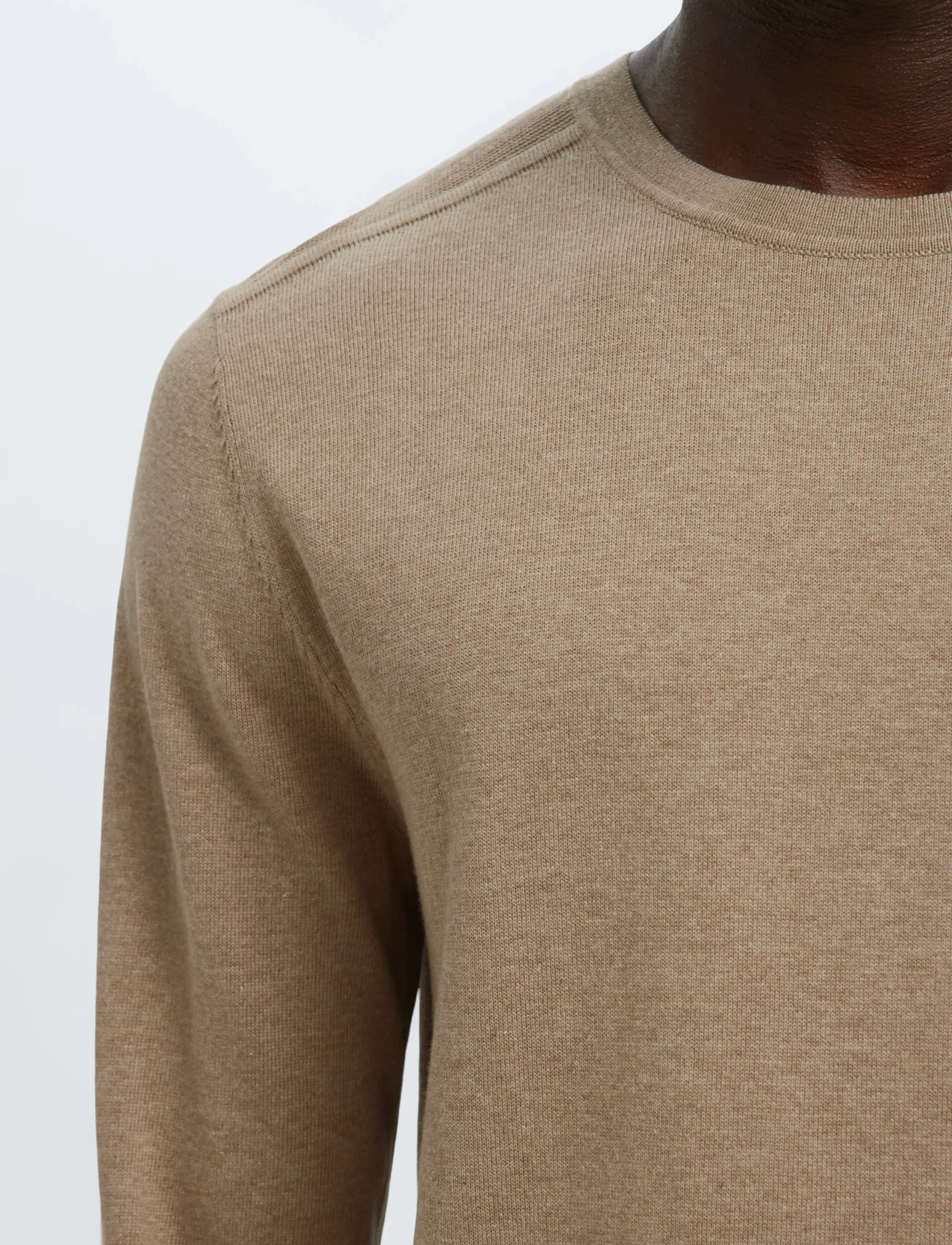 Selected - SLMBERG CREW NECK NOOS - rund hals - savannah tan - 3
