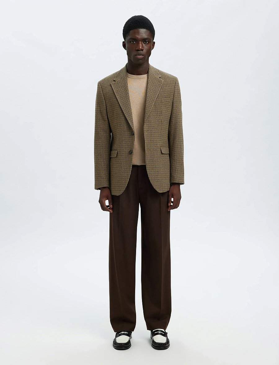 Selected - SLMBERG CREW NECK NOOS - rundhals - savannah tan - 4