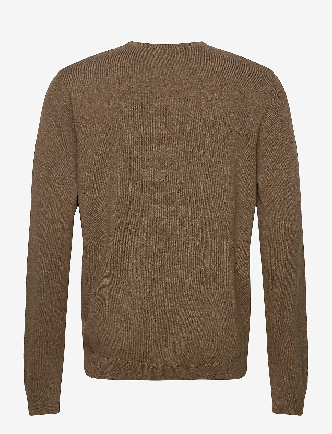 Selected - SLHBERG CREW NECK NOOS - rundhals - teak - 2