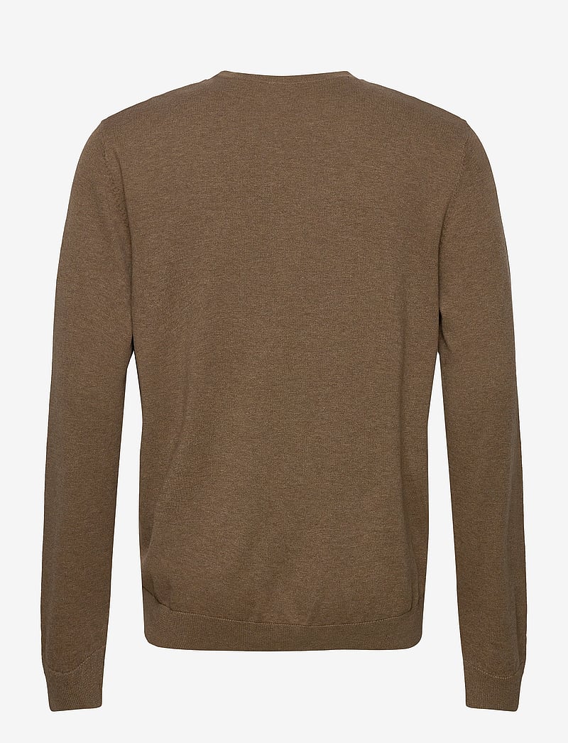 Selected - SLHBERG CREW NECK NOOS - rundhals - teak - 2