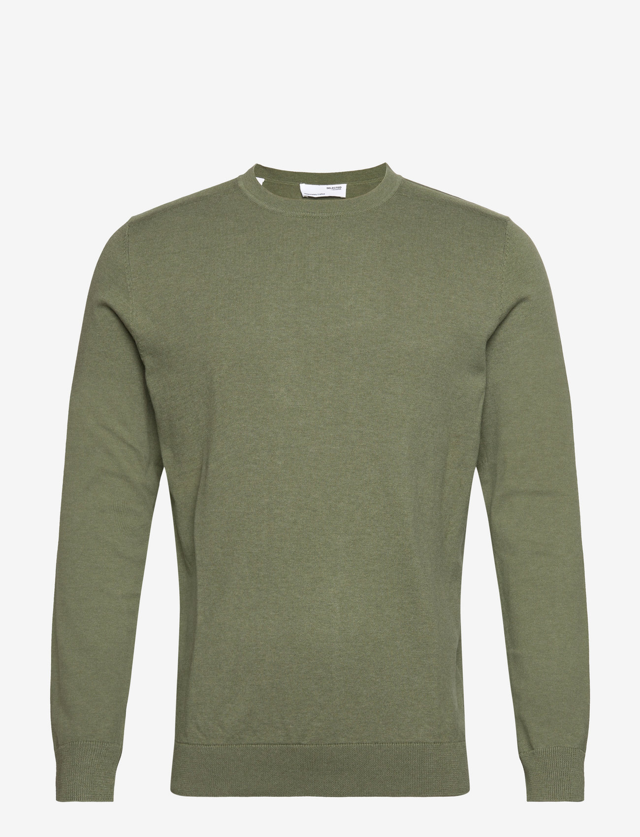 Selected Homme - SLHBERG CREW NECK NOOS - podstawowa odzież z dzianiny - vineyard green - 0