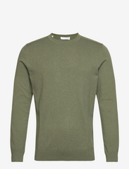 Selected Homme - SLHBERG CREW NECK NOOS - podstawowa odzież z dzianiny - vineyard green - 0