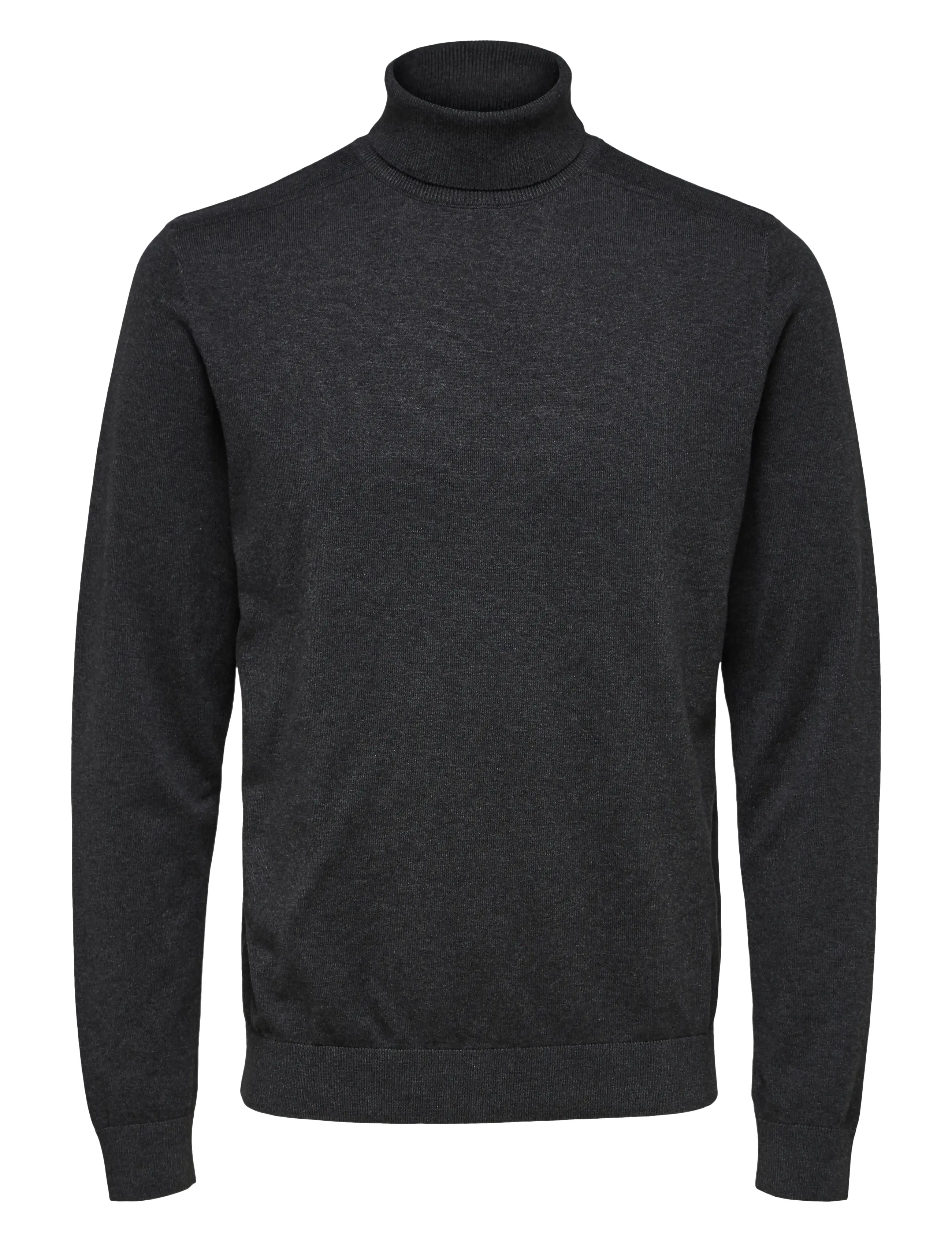 SELECTED Slhberg Roll Neck Noos Grau - M - Herren