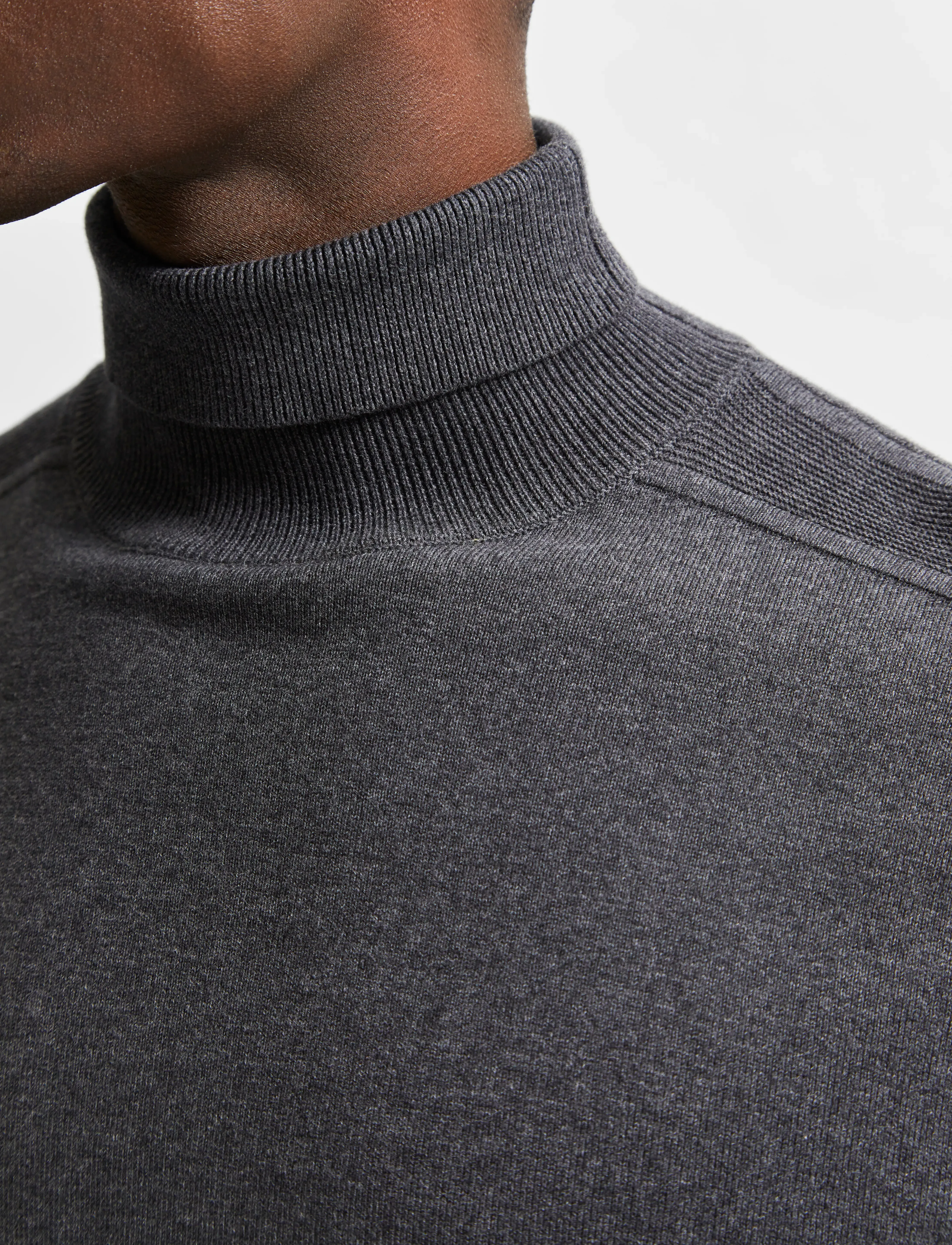 SELECTED Slhberg Roll Neck Noos polotröjor herr – bild 6