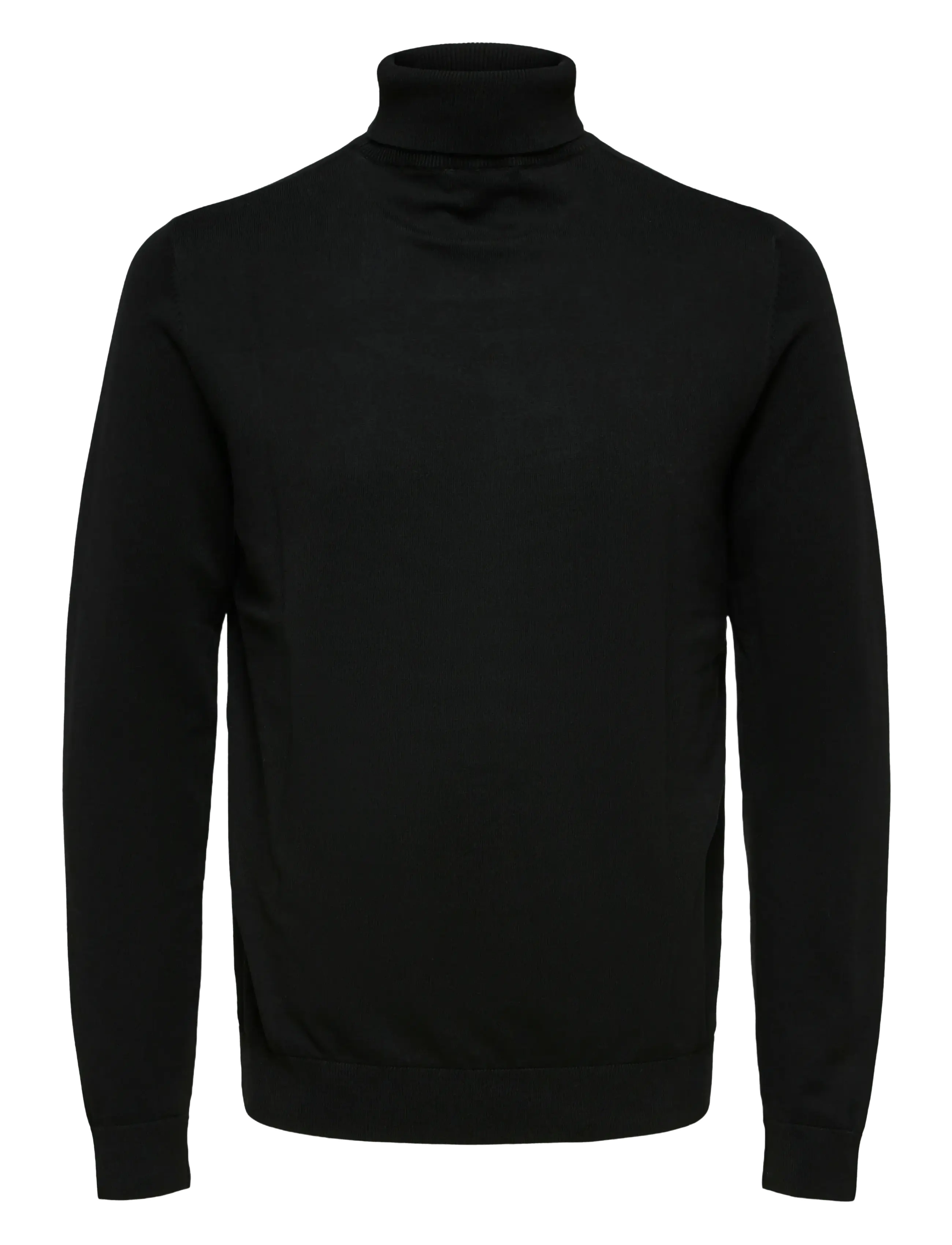 SELECTED Slhberg Roll Neck Noos Schwarz - M - Herren