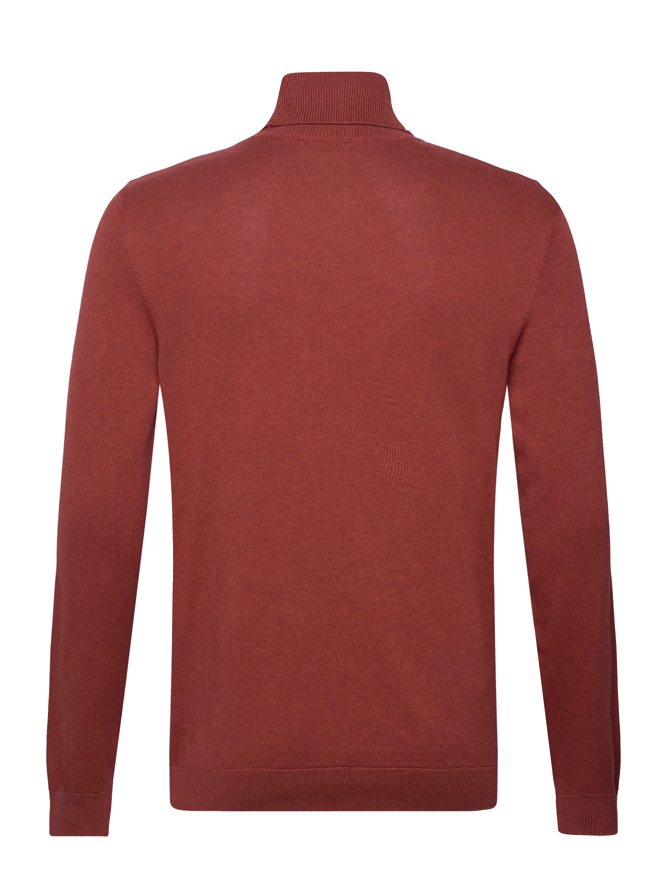 Selected - SLHBERG ROLL NECK NOOS - polokrage - burnt henna - 1
