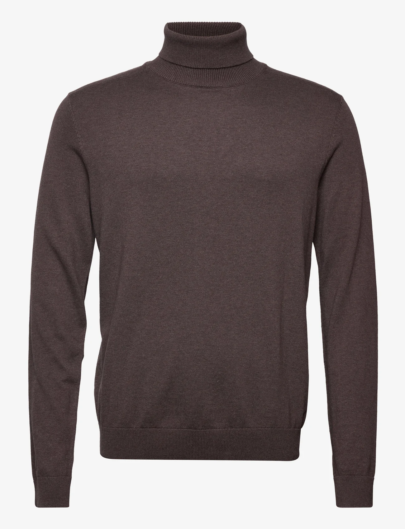 Selected Homme - SLHBERG ROLL NECK B - perusneuleet - coffee bean - 0
