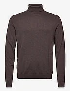 SLHBERG ROLL NECK B - COFFEE BEAN