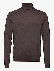 Selected Homme - SLHBERG ROLL NECK B - perusneuleet - coffee bean - 0