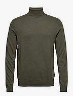 SLHBERG ROLL NECK B - FOREST NIGHT