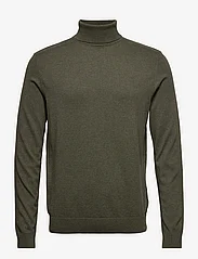 Selected Homme - SLHBERG ROLL NECK B - perusneuleet - forest night - 0
