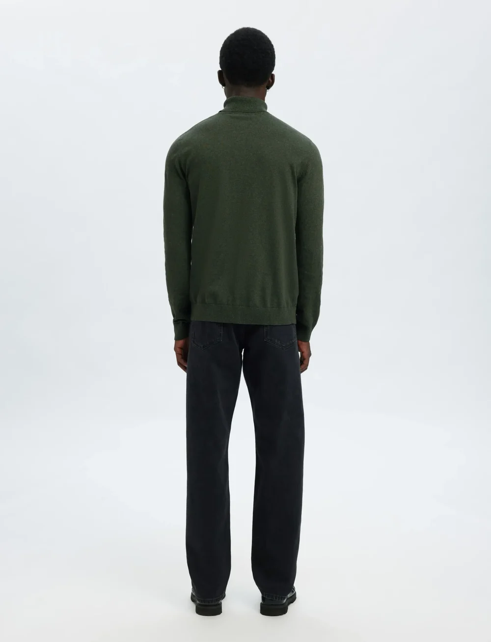 Selected - SLHBERG ROLL NECK NOOS - rullekraver - forest night - 2