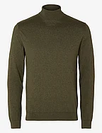 SLHBERG ROLL NECK B - IVY GREEN