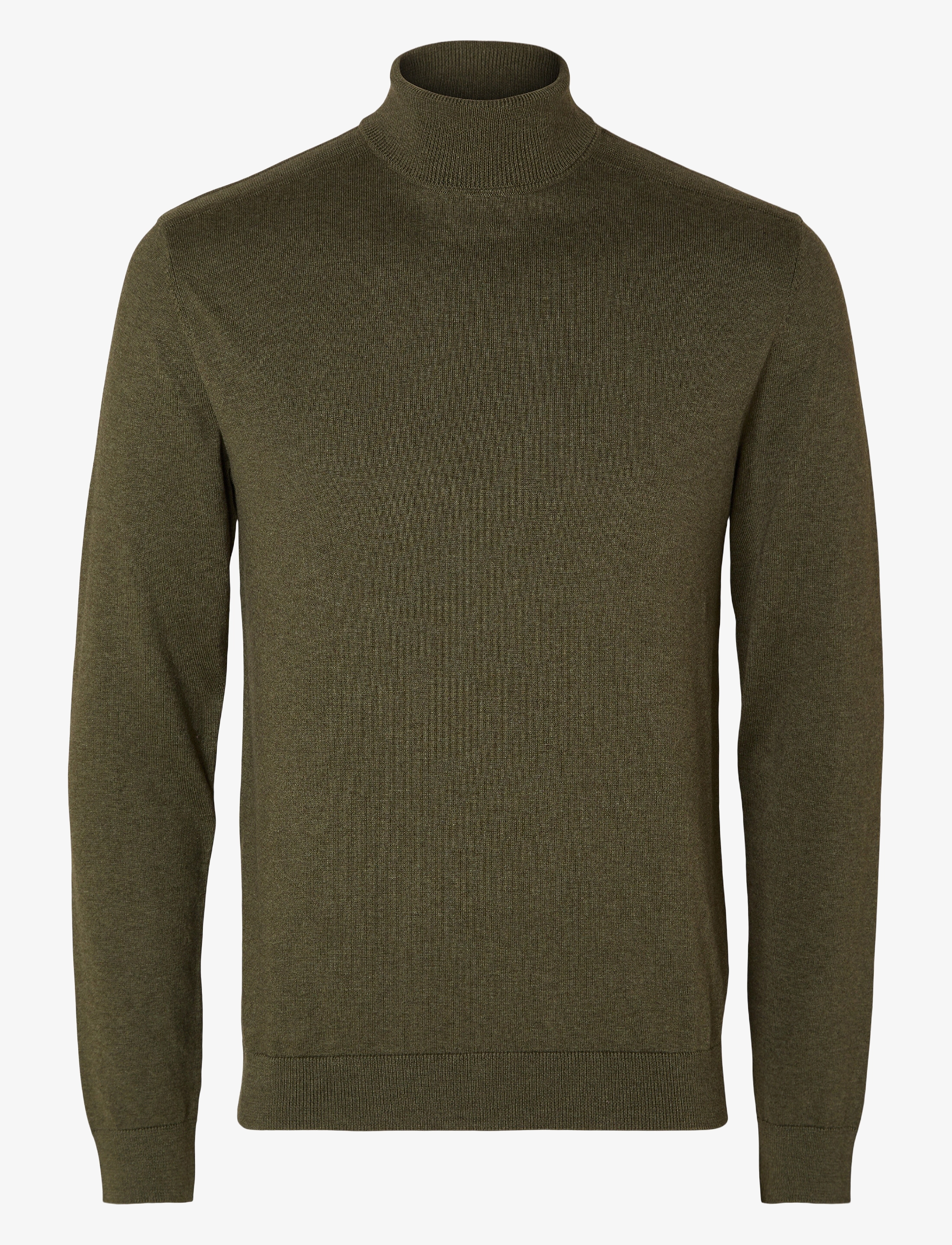 SLHBERG ROLL NECK B NOOS - IVY GREEN