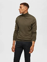 Selected Homme - SLHBERG ROLL NECK B - perusneuleet - ivy green - 2
