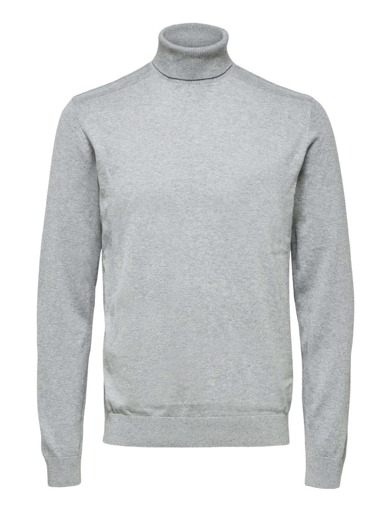 SLHBERG ROLL NECK B NOOS - MEDIUM GREY MELANGE