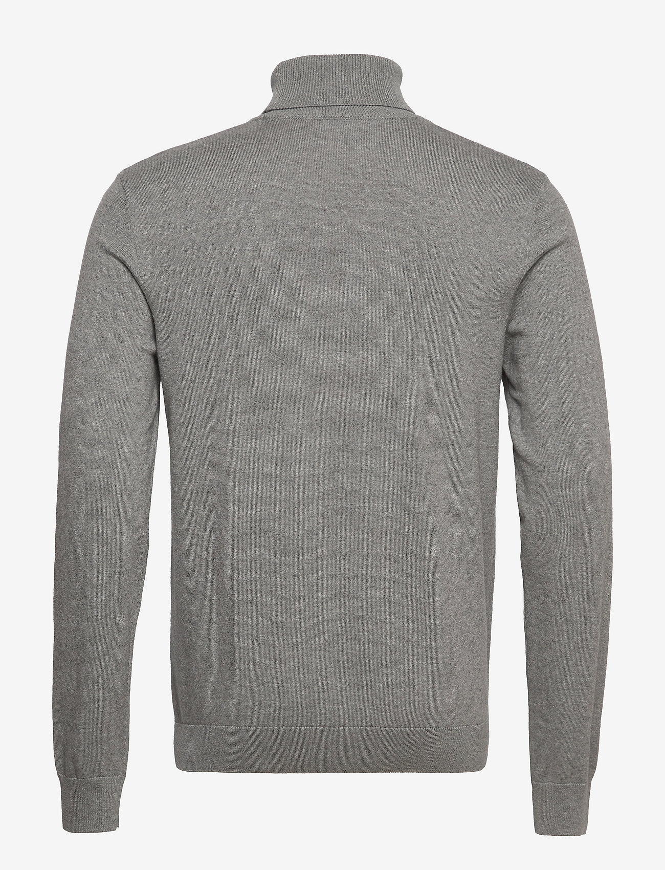 Selected - SLHBERG ROLL NECK B NOOS - höstkläder - medium grey melange - 1