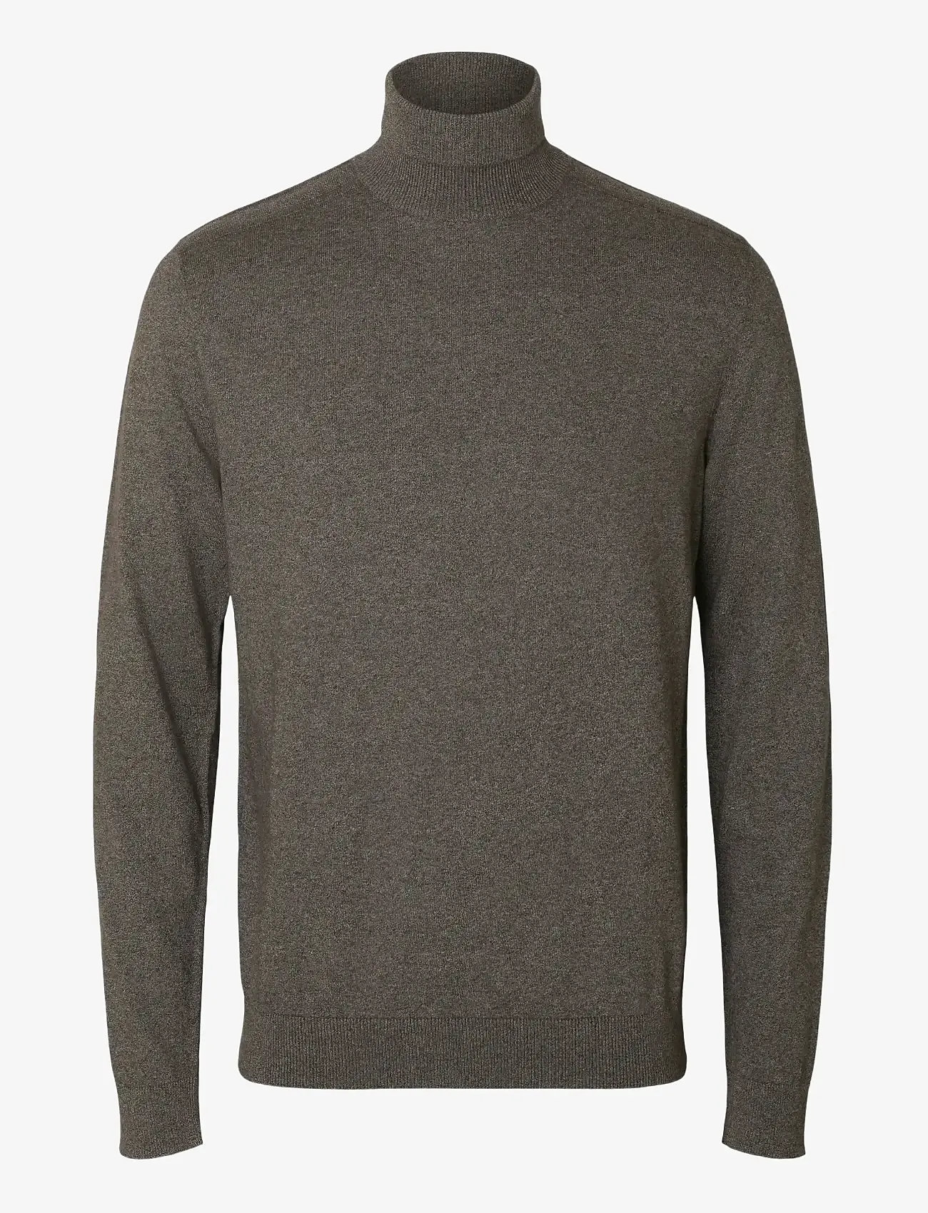 Selected - SLHBERG ROLL NECK NOOS - poolokaulus - morel - 1