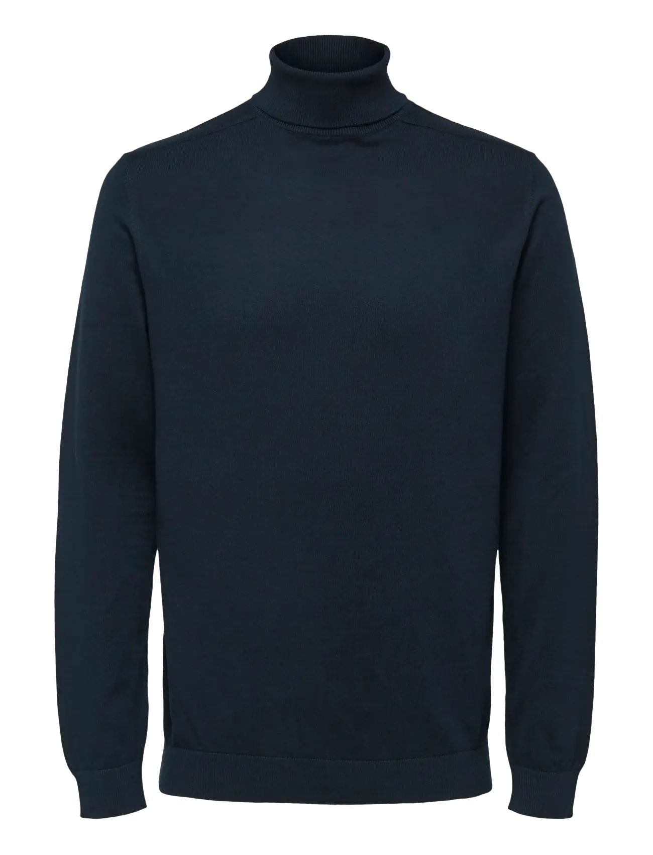 SELECTED Slhberg Roll Neck Noos Navy - M - Herren