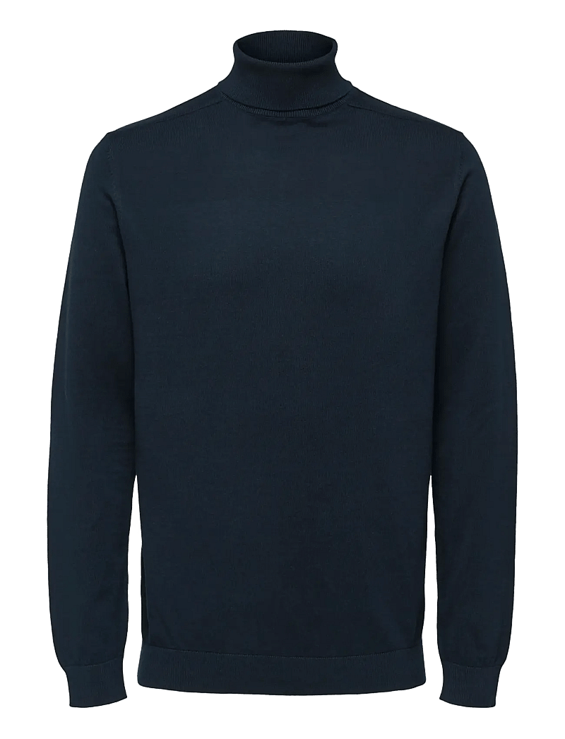 Selected - SLHBERG ROLL NECK NOOS - polokrage - navy blazer - 1