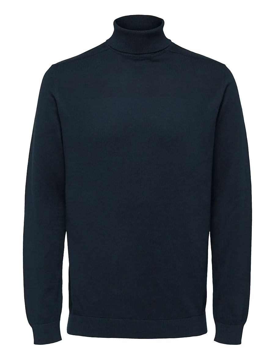 Selected - SLHBERG ROLL NECK NOOS - rollkragen - navy blazer - 1