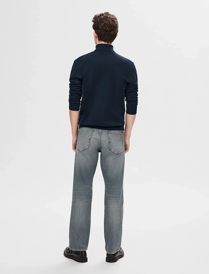 Selected - SLHBERG ROLL NECK NOOS - polokrage - navy blazer - 3