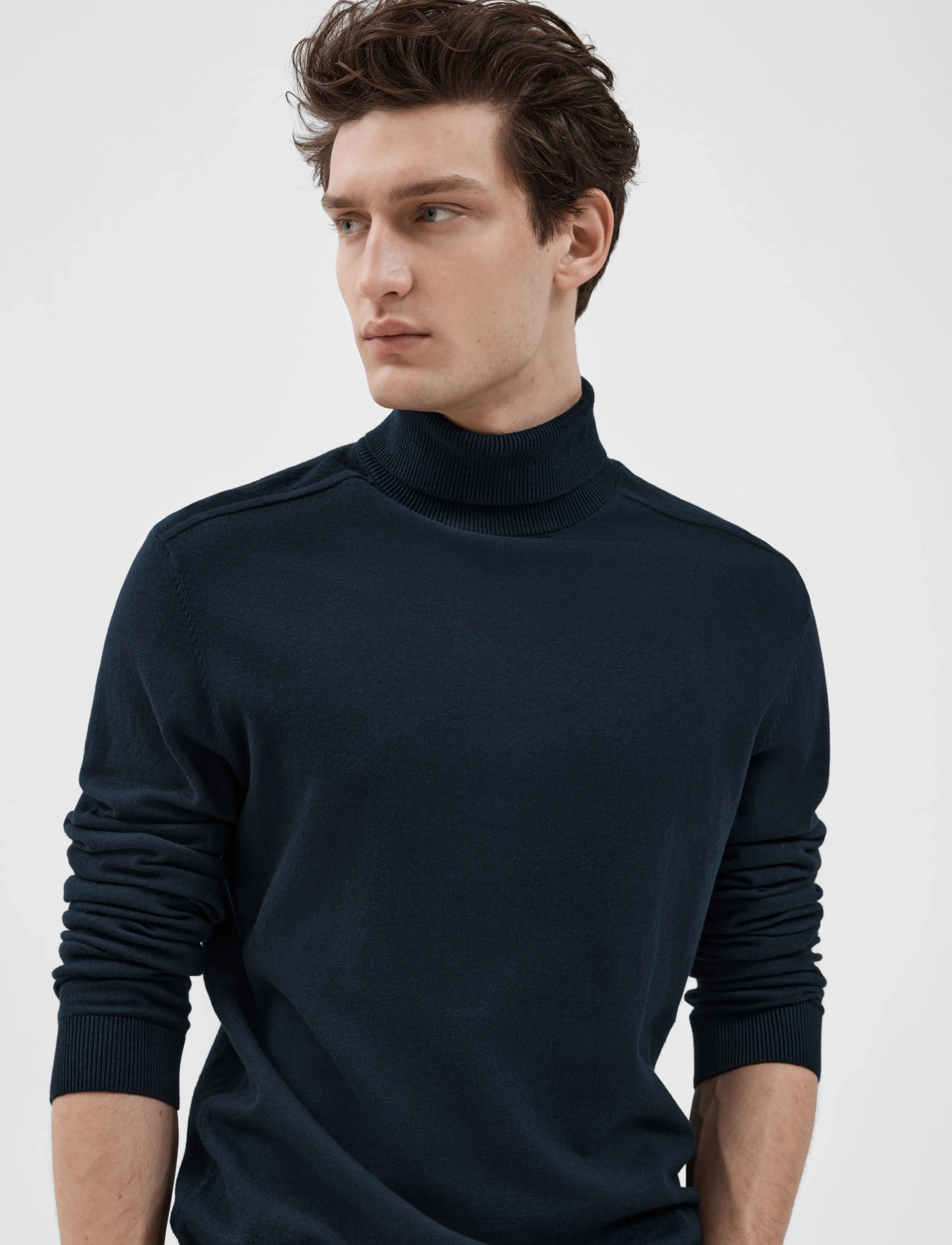 Selected - SLHBERG ROLL NECK NOOS - rollkragen - navy blazer - 5