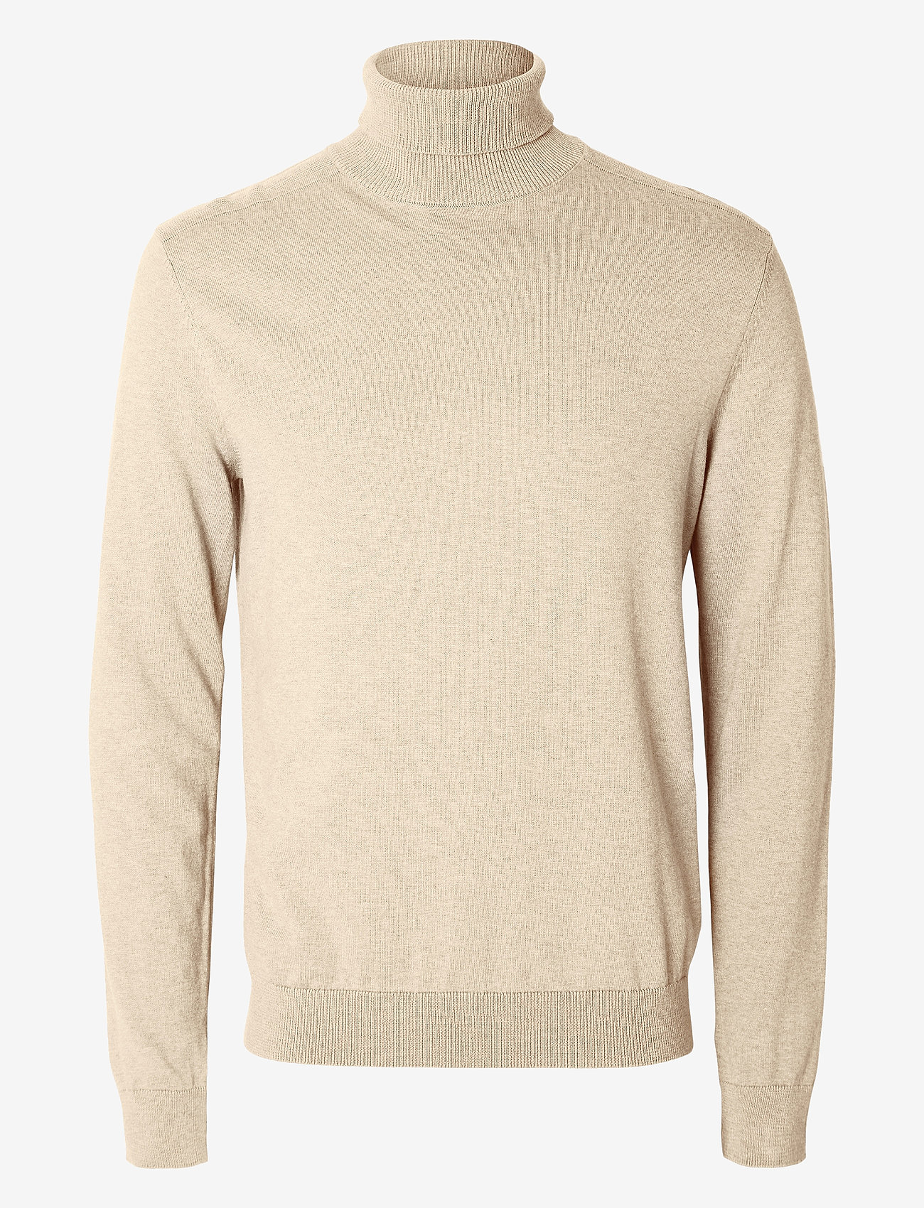 Selected - SLMBERG ROLL NECK NOOS - polokrage - oatmeal - 1