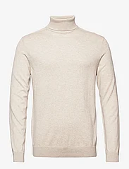 Selected Homme - SLHBERG ROLL NECK B - tavalised kudumid - oatmeal - 0