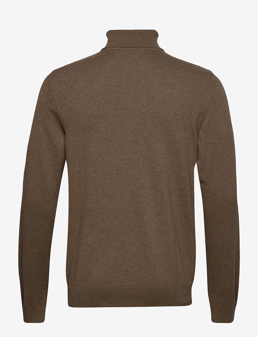 Selected - SLHBERG ROLL NECK NOOS - rollkragen - teak - 2