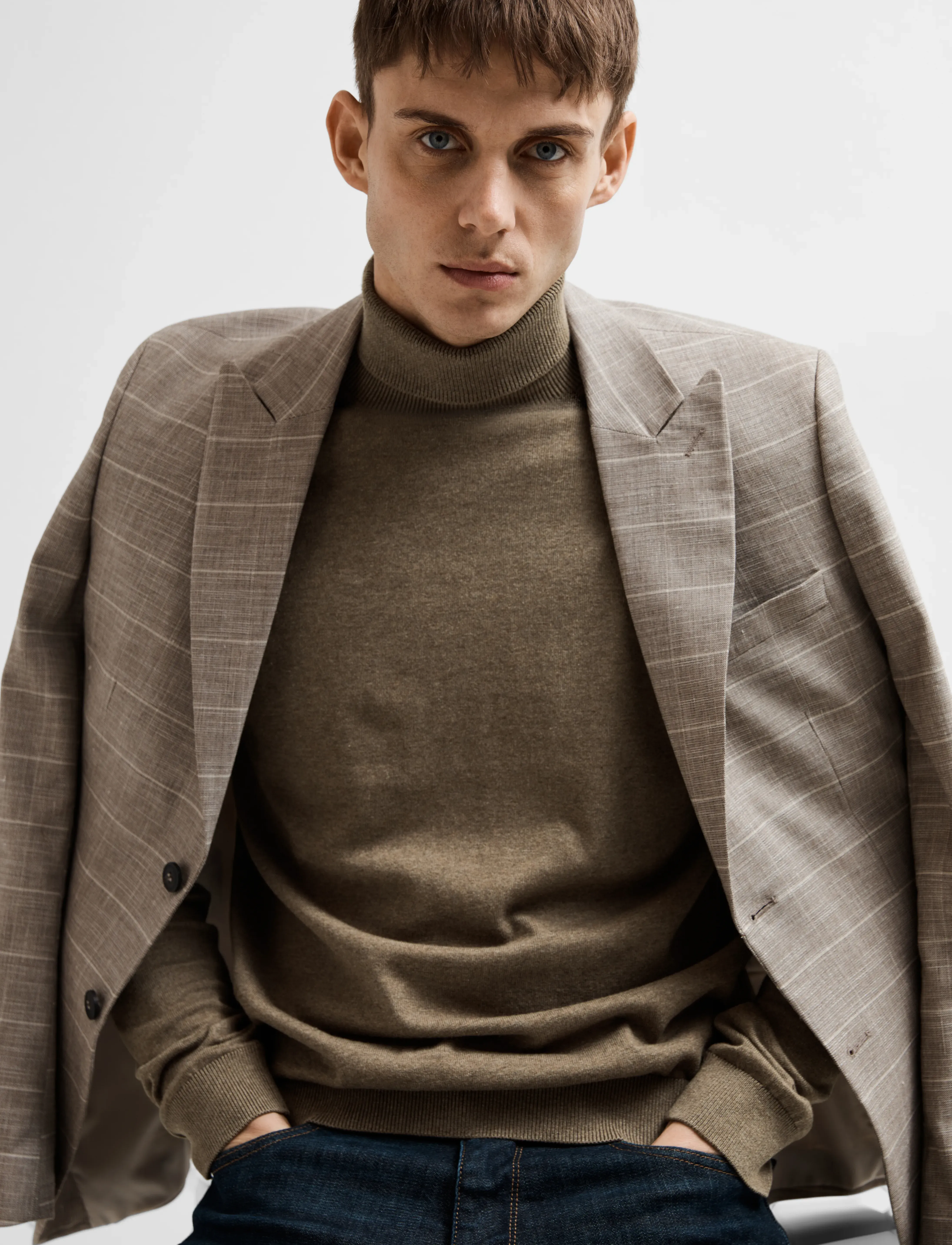 SELECTED Slhberg Roll Neck Noos polotröjor herr – bild 6