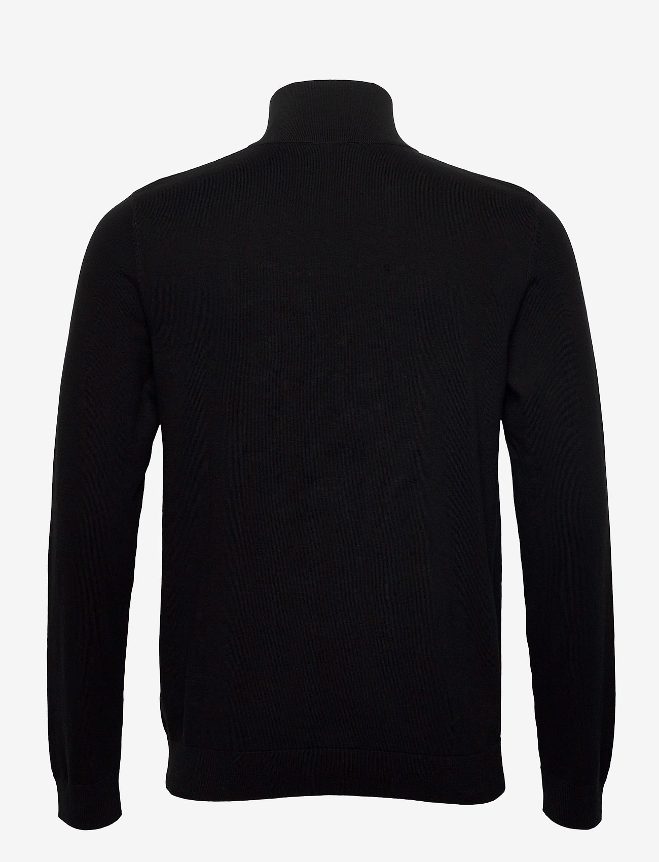 Selected - SLHBERG LS HALF ZIP NOOS - tõmblukk-kaelusega džemprid - black - 2