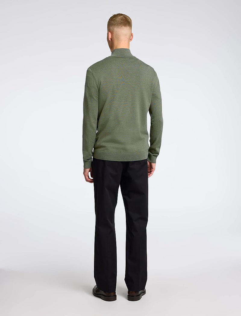 Selected - SLMBERG LS HALF ZIP NOOS - halfzip strik - kalamata - 2