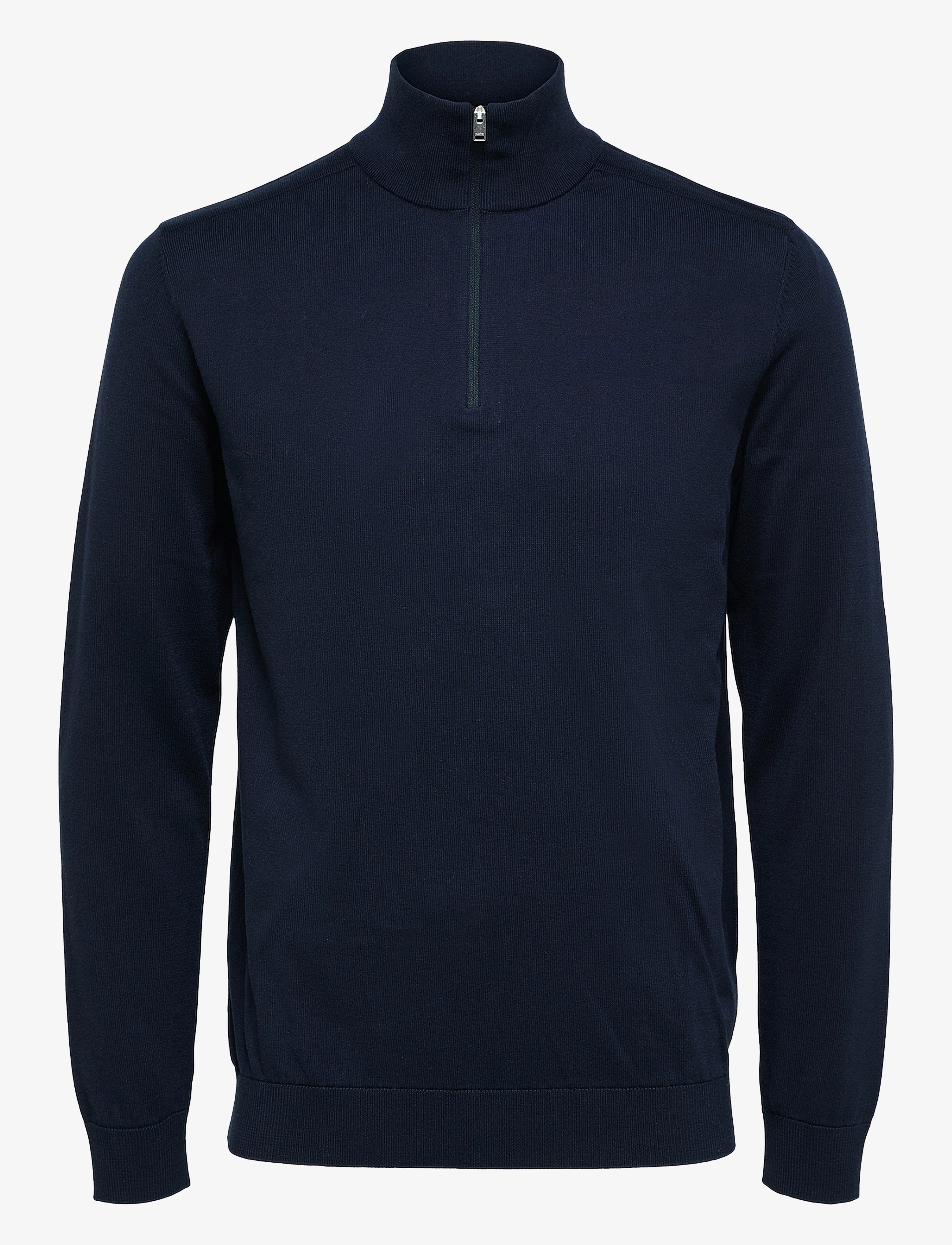 Selected SLMBERG LS HALF ZIP NOOS - Kleidung - NAVY BLAZER / navy
