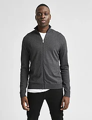 Selected Homme - SLHBERG FULL ZIP CARDIGAN NOOS - birthday gifts - antracit - 2